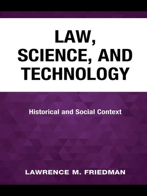 cover image of Law, Science, and Technology